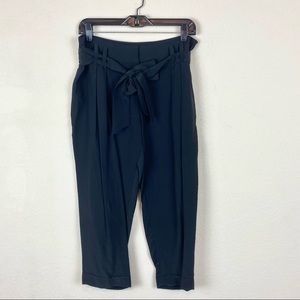 Express Pants Black Silk Slouchy